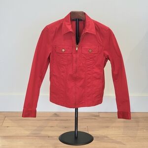 Red Women's Going out Jacket, Jones New York, Size S, Cotton